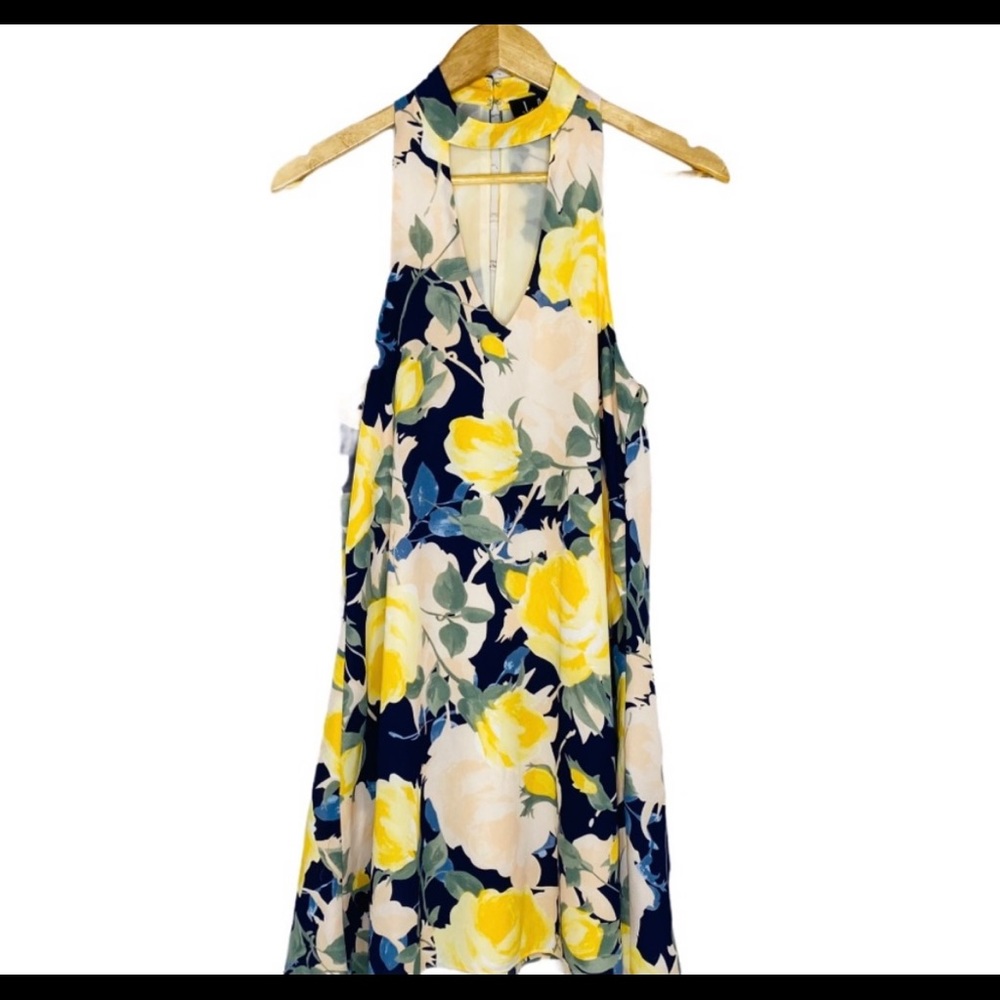 Lulus Part Of Your World Floral Swing Dress S